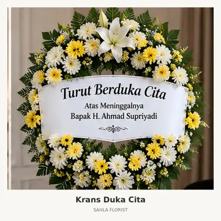 Krans Bunga Duka Alam Sutera